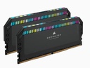 RAM CORSAIR DDR5 DOMINATOR PLATINUM 2X16 32GB 5200 NEGRO RGB CMT32GX5M2B5200C40 11M DE GARANTIA