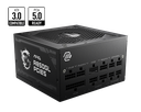 FUENTE MSI MAG A850GL 850W 80 PLUS GOLD PCIEX5.0 FULL MODULAR ATX MAG A850GL PCIE5 11M DE GARANTIA