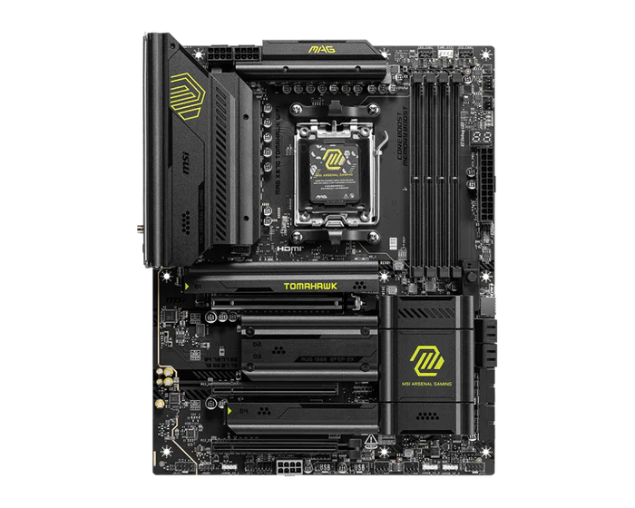 MB MSI X870 TOMAHAWK WIFI AM5 DDR5 256GB ATX HDMI DP USB-C WIFI-7 MAG X870 TOMAHAWK WIFI 12M DE GARANTIA