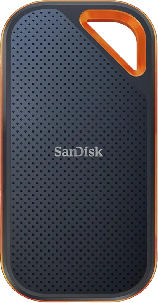 SSD EXTERNO SANDISK 2TB USB 3.2 USB-C 2000MB/S EXTREME PRO V2 NEGRO SDSSDE81-2T00-G25 1AÑO DE GARANTIA
