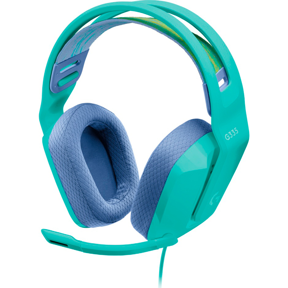 DIADEMA LOGITECH G335 GAMER MENTA CONEXIÓN 3.5MM 981-001023 11M DE GARANTIA