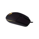 MOUSE GAMER AION AM-W06L NEGRO USB RGB 6D AM-W06L 3M DE GARANTIA