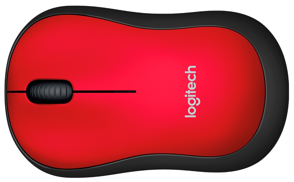MOUSE LOGITECH M185 INALAMBRICO ROJO 910-003635 11M DE GARANTIA