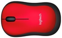 MOUSE LOGITECH M185 INALAMBRICO ROJO 910-003635 11M DE GARANTIA