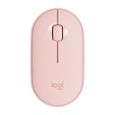 MOUSE LOGITECH  M350 PEBBLE INALAMBRICO ROSA 910-005769 11M DE GARANTIA