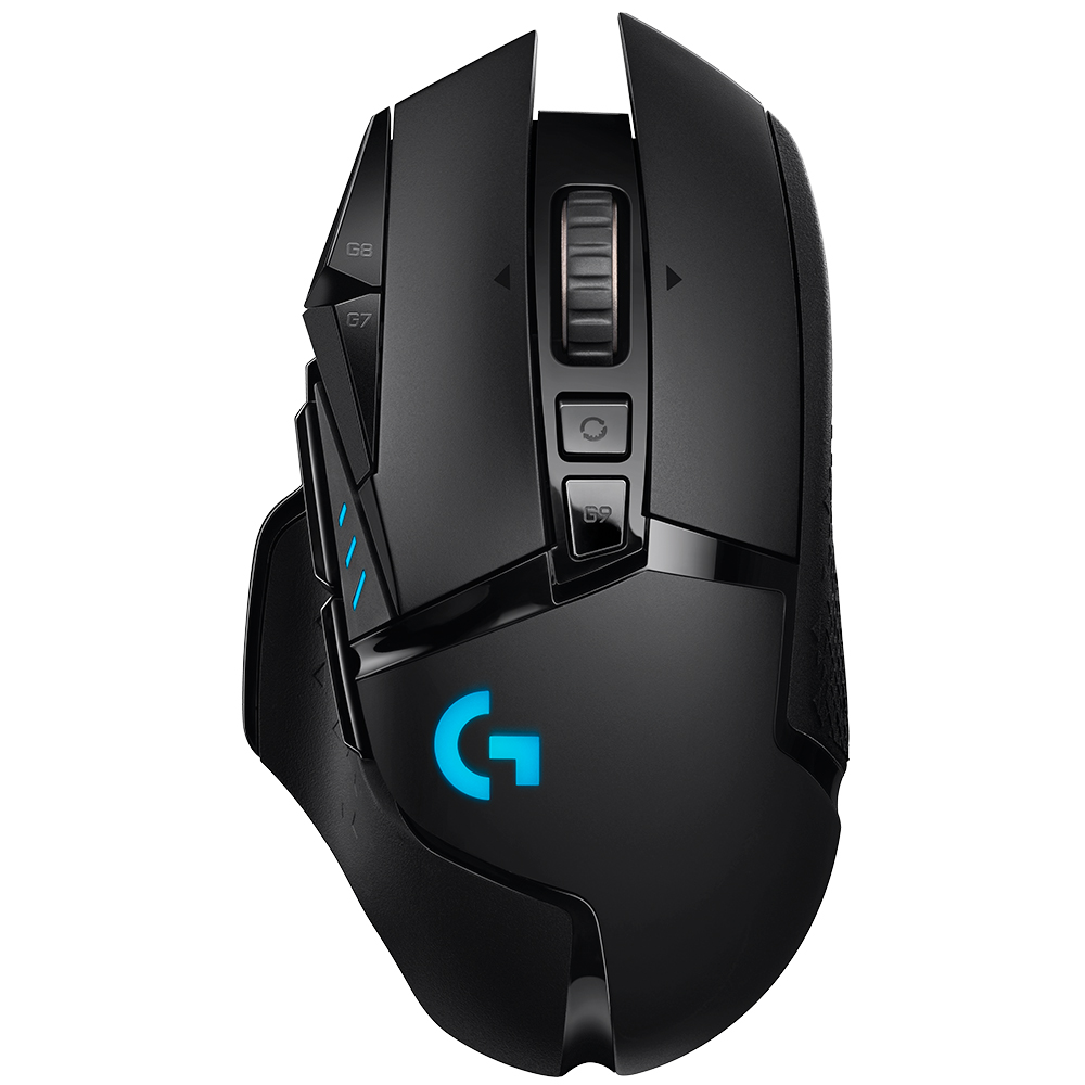 MOUSE LOGITECH GAMER  G502 LIGHTSPEED INALAMBRICO NEGRO 910-005566 11M DE GARANTIA