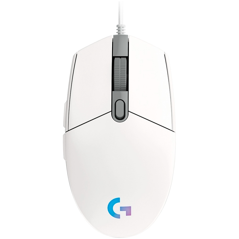 MOUSE LOGITECH GAMER G203 LIGHTSYNC USB BLANCO 910-005794 11M DE GARANTIA