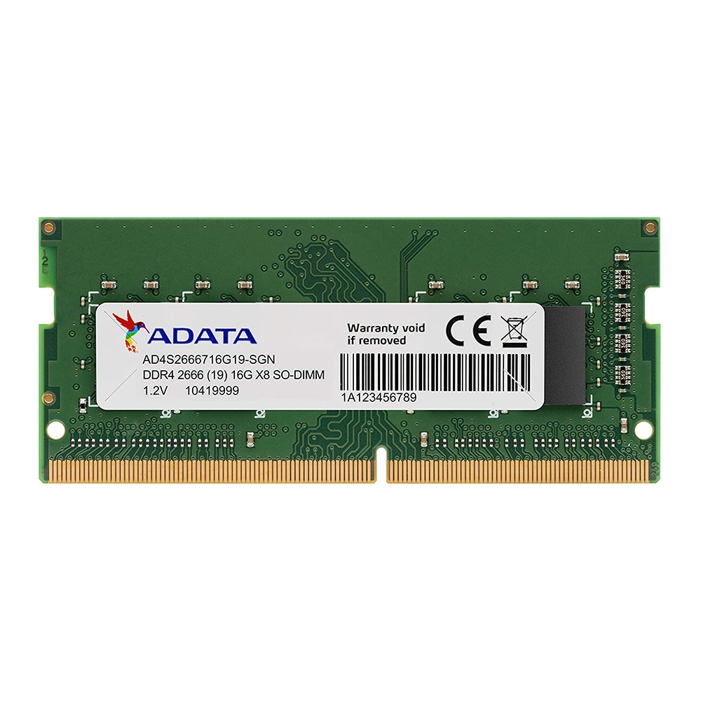 RAM ADATA PREMIER SODDR4 LAP 16GB 2666 AD4S266616G19-SGN 11M DE GARANTIA