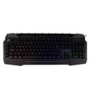 TECLADO GAMER USB BALAM RUSH MURDER NEGRO LED ESP BR-929646 1M DE GARANTIA