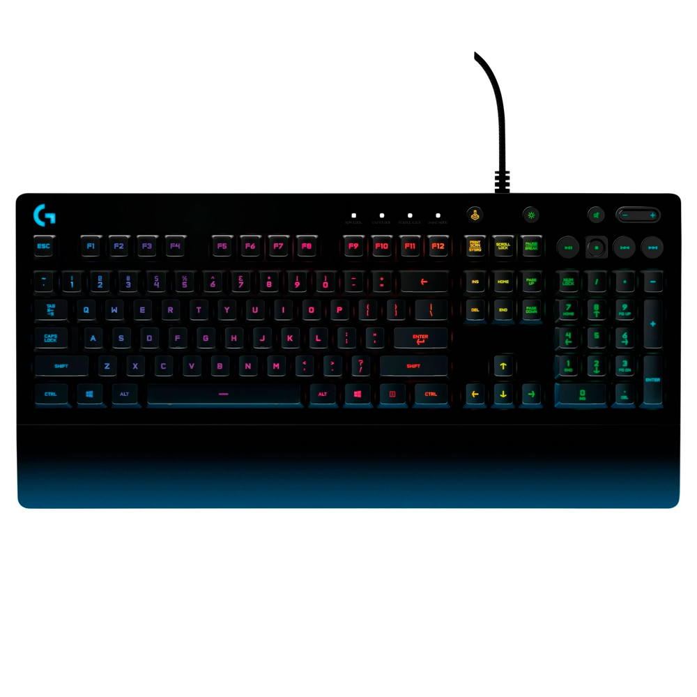 TECLADO GAMER USB LOGITECH G213 PRODIGY NEGRO RGB ESP 920-008084 11M DE GARANTIA