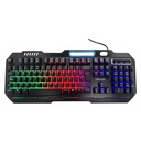 TECLADO GAMER USB OCELOT MEMB NEGRO OGEK01  3M DE GARANTIA