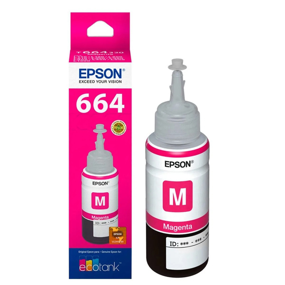 TINTA EPSON T673 MAGENTA 70ML MULTIFUNCIONAL ECOTANK L800 L1800 L805 L810 L850 T673320 SIN GARANTIA