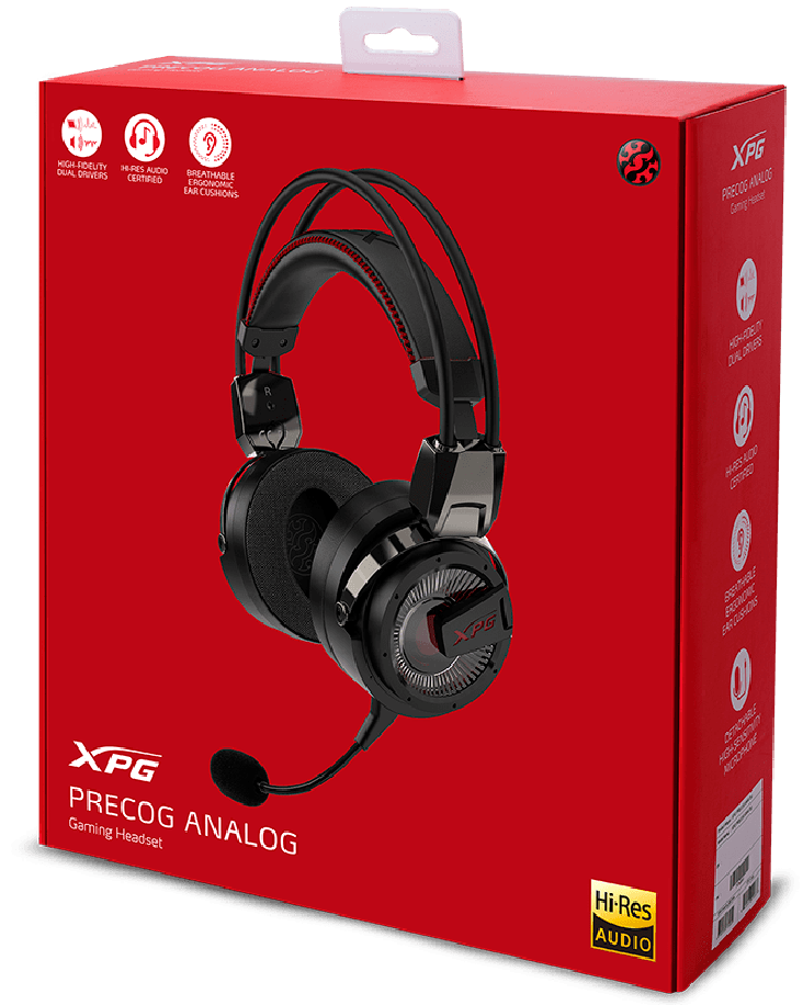 DIADEMA ADATA XPG PRECOG S NEGRO 3.5 PRECOG S-BKCWW 11M DE GARANTIA