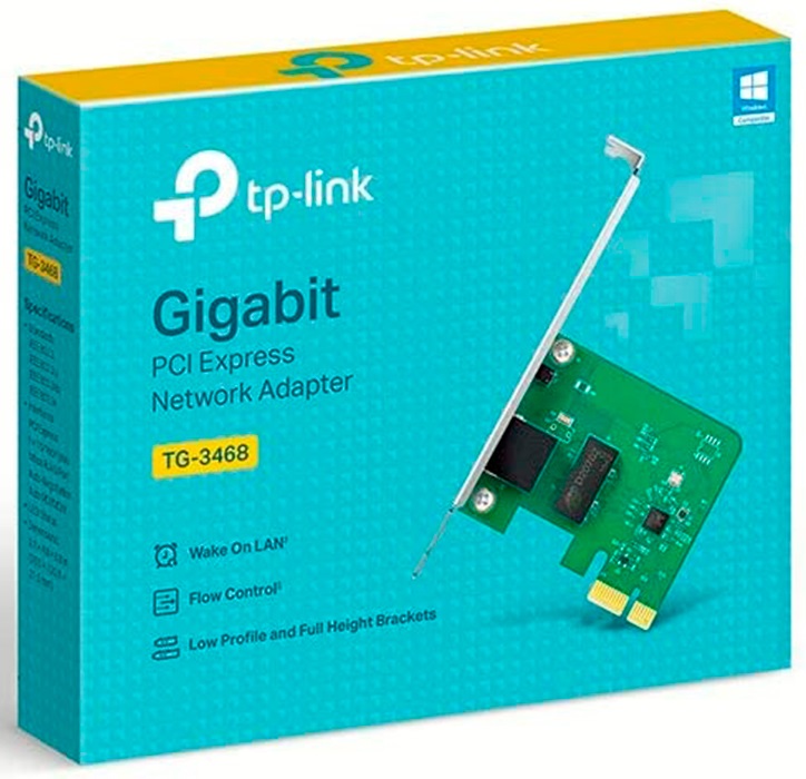 TARJETA RED TPLINK TG-3468 PCIEX1X TG3468 3M DE GARANTIA
