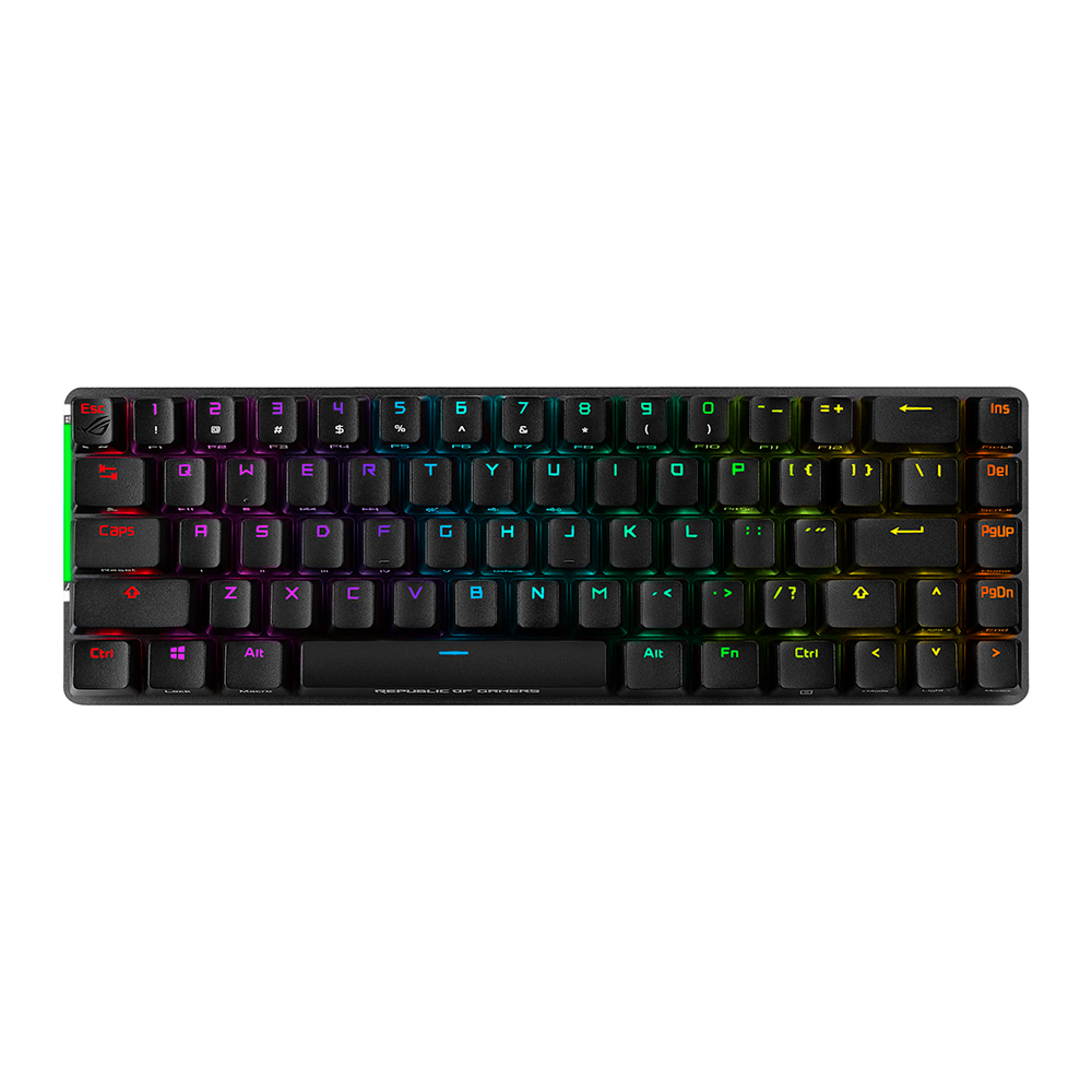 TECLADO ASUS ROG M601 FALCHION/BN/US AURA SYNC MECANICO INALAMBRICO CHERRY BROWN MX 90MP01Y0-BKUA00 1 AÑO DE GARANTIA