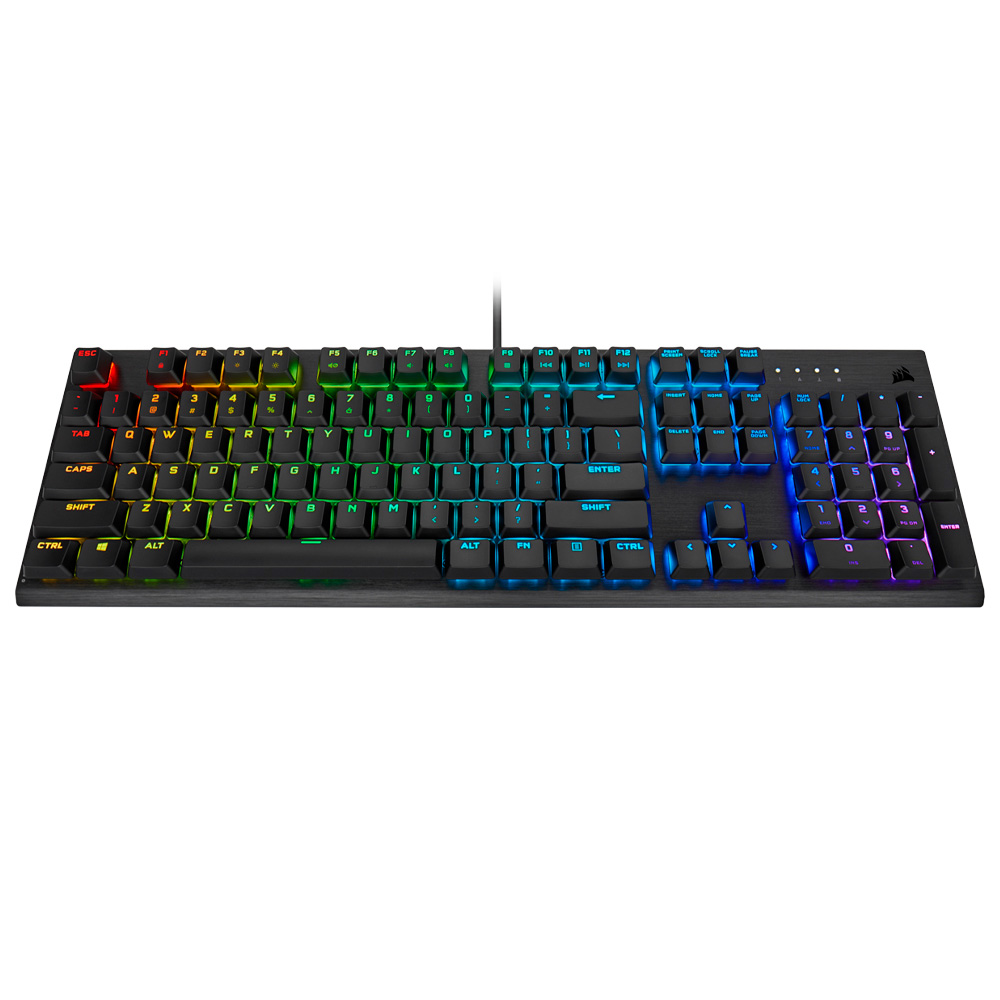 TECLADO CORSAIR K60 GAMING RGB PRO LOW NEGRO CH-910D018-NA 11M DE GARANTIA