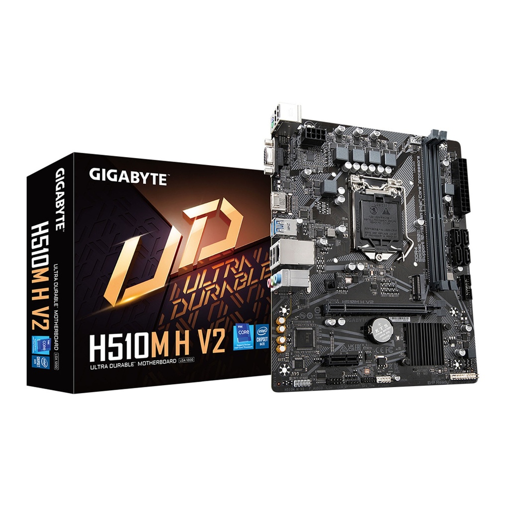 MB GIGABYTE H510M H V2 INTEL GEN 10-11 DDR4 64GB M-ATX H510M H V2 11M DE GARANTIA