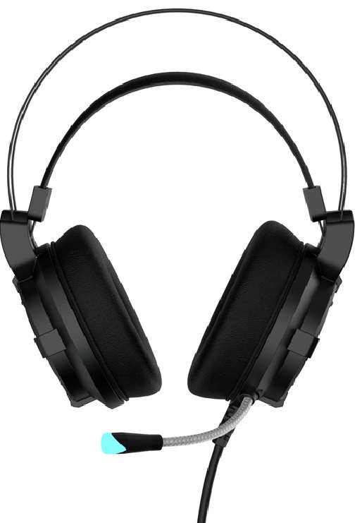 DIADEMA HAVIT GAMENOTE NEGRO 7.1 USB LED AZUL H2212U 6M DE GARANTIA