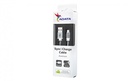 CABLE ADATA TEJIDO USB-V8 1MT PLATA REVERSIBLE AMUCAL-100CMK-CSV 11M DE GARANTIA