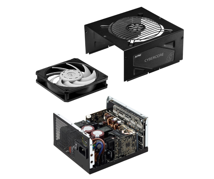 FUENTE ADATA XPG CYBERCORE 1300W PLATINUM FULL MOD NEGRO CYBERCORE1300P-BKCUS 1AÑO DE GARANTIA