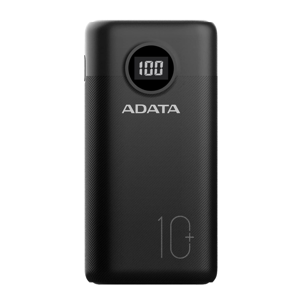 POWER BANK ADATA P1000 NEGRO AP10000QCD-DGT-CBK 6M DE GARANTIA