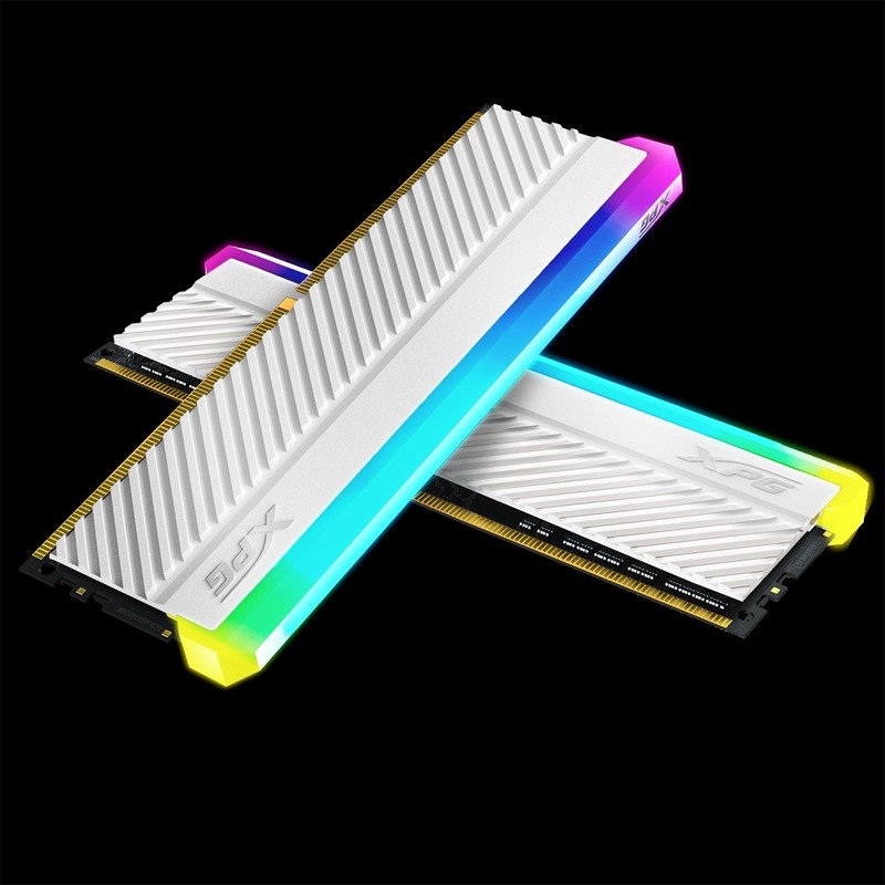 RAM ADATA D45 DDR4 8GB 3200 BLANCO RGB AX4U36008G18I-CWHD45G 11M DE GARANTIA