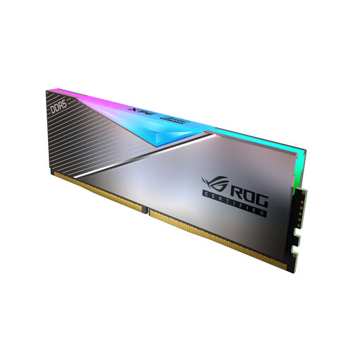 RAM ADATA LANCER DDR5 32GB(2X16) 6600 PLATA RGB ROG STRIX AX5U6600C3216G-DCLARROG 11M DE GARANTIA