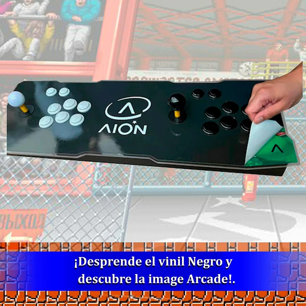 CONSOLA TABLERO AION SF M1 CON 6600 JUEGOS ARCADE 3D MULTIJUGADOR CONEXION WIFI HDMI USB 3M DE GARANTIA