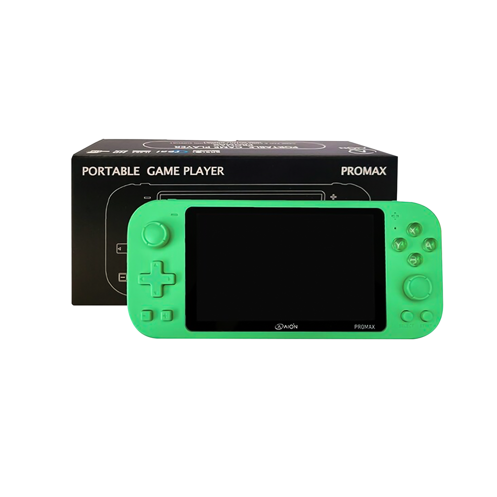 CONSOLA PORTATIL GAME PLAYER AION X20 PRO MAX VERDE 14000 JUEGOS 3D PUERTO MICROSD EXP MINI HDMI 3M DE GARANTIA
