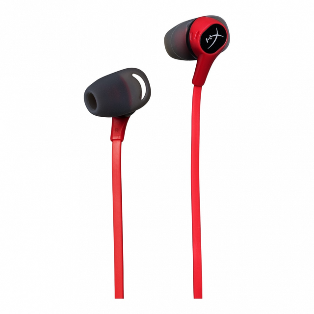 AUDIFONOS HYPERX  CLOUD EARBUDS -HSCEB-RD NGR/R 3.5MM 11M DE GARANTIA