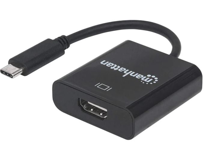 CABLE USB-C A HDMI MANHATTAN 151788 NEGRO 11M DE GARANTIA