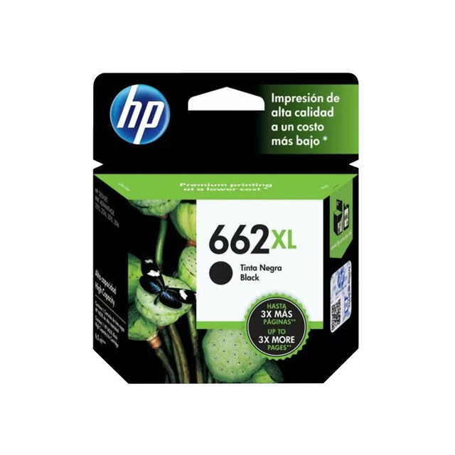 CARTUCHO HP 662XL NEGRO ALTO RENDIMIENTO CZ105AL SIN GARANTIA