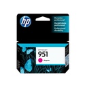 CARTUCHO HP 951 MAGENTA CN051AL PARA PARA OFFICEJET PRO SIN GARANTIA