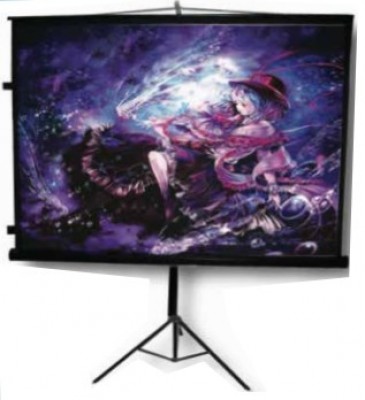 PANTALLA DE PROYECCION MULTIMEDIA SCREEN MANUAL MST152 WHITE CON TRIPIE (60" X 60") 84" DIAGONAL. 11M GARANTIA