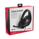 DIADEMA HYPERX  CLOUD STINGER NEGRA/ROJO 3.5MM -HSCS-BK/NA 11M DE GARANTIA