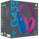 DIADEMA LOGITECH G435 LIGHTSPEED BLUETOOTH USBC AZUL/ROSA 981-001061 11M DE GARNTIA