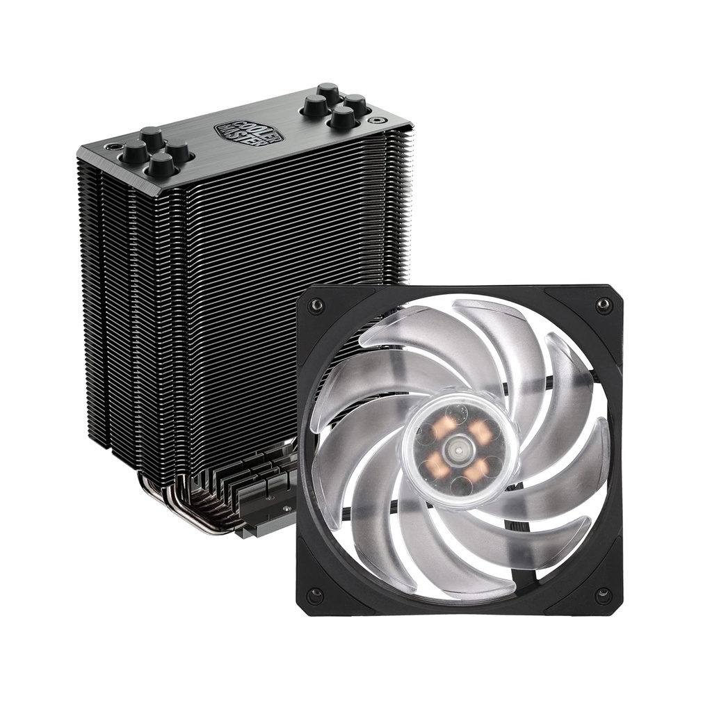 DISIPADOR COOLER MASTER HYPER 212 RGB NEGRO RR-212S-20PC-R2 3M DE GARANTIA