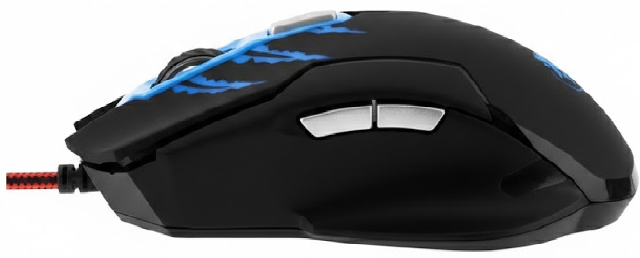 MOUSE GAMER XTECH XTM-610 LETHAL HAZE ILUMINACION/VERDE/ROJO/AZUL/MORADO USB 3200DPI NEGRO