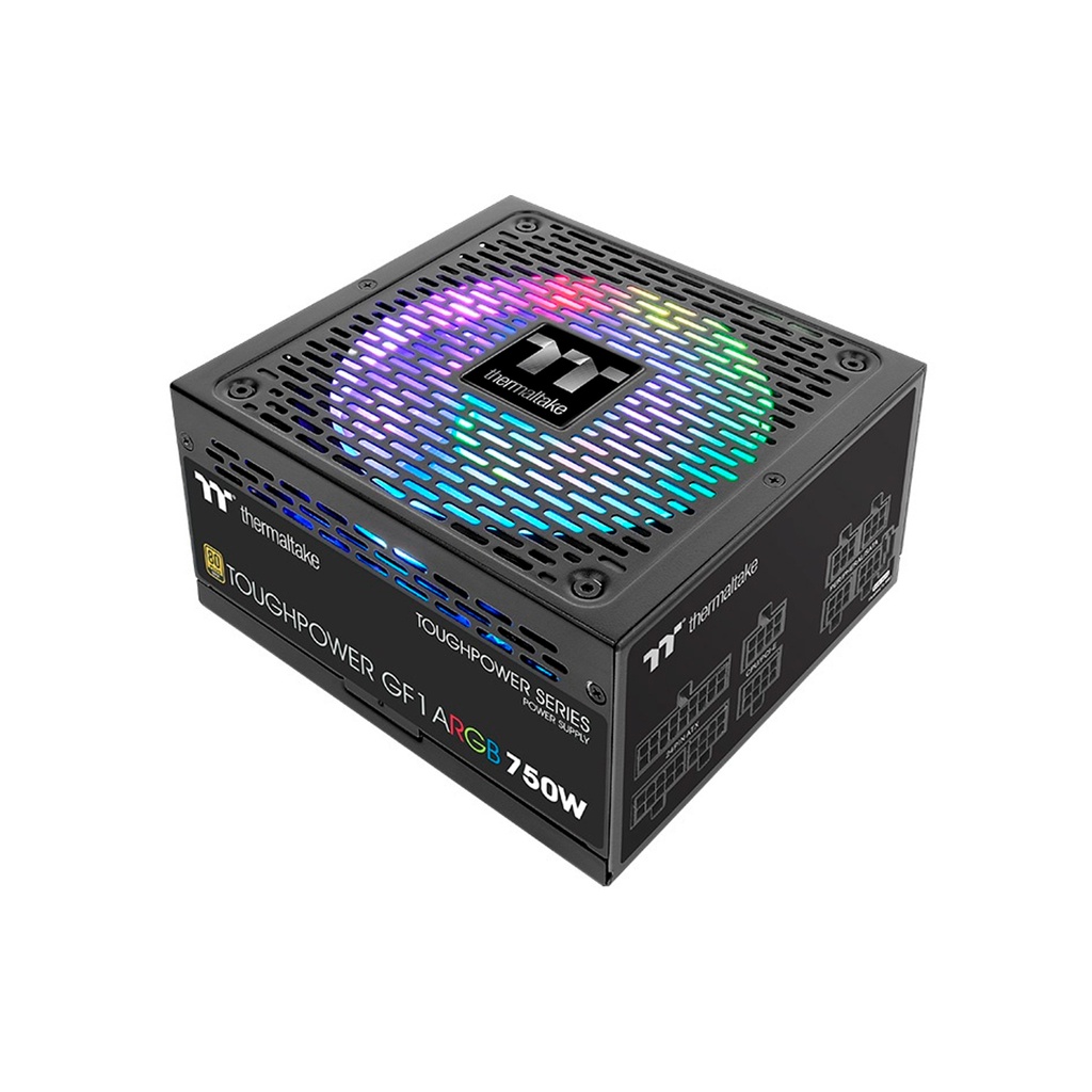 FUENTE THERMALTAKE 750W TOUGHPOWER GF1 ARG 80PLUS GOLD PS-TPD-0750F3FAGU-1 11M DE GARANTIA