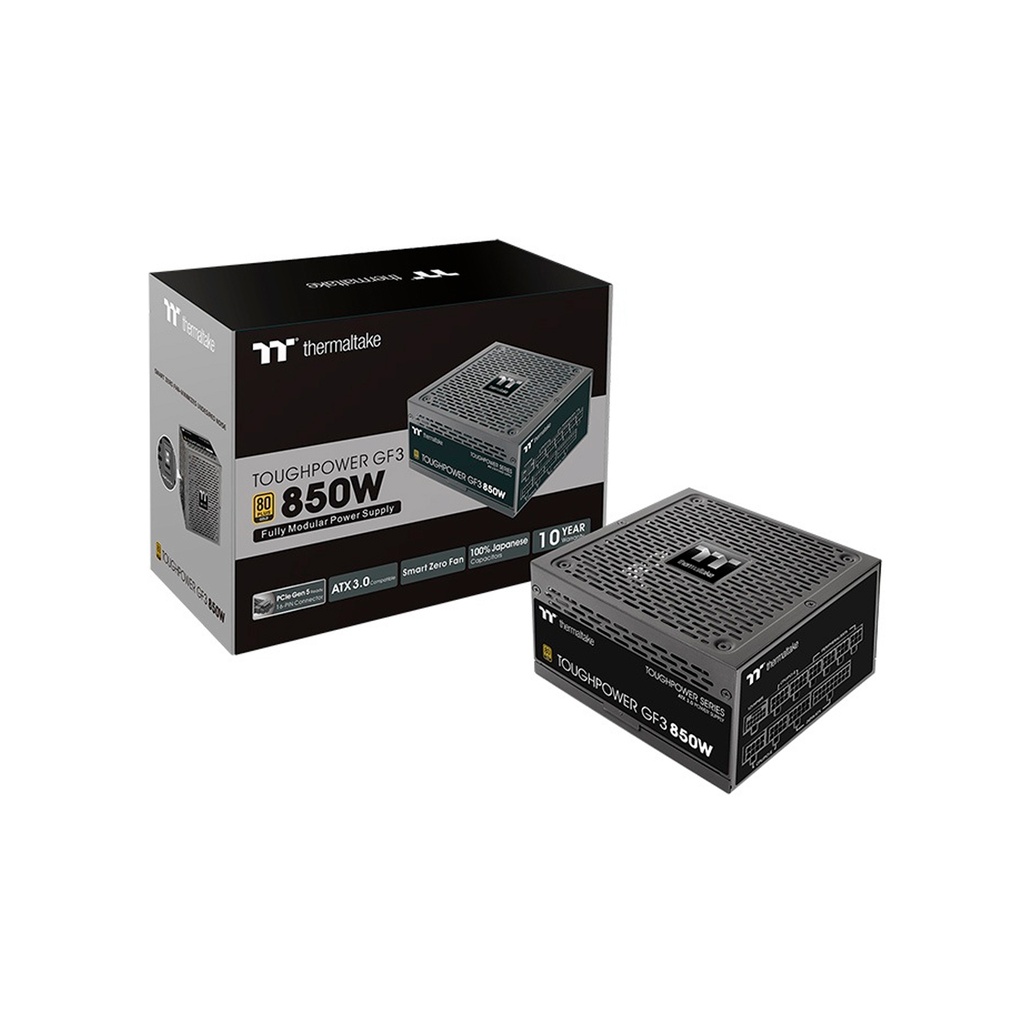 FUENTE THERMALTAKE 850W TOUGHPOWER GF3 ATX 80PLUS GOLD FULL MODULAR PS-TPD-0850FNFAGU-4 11M DE GARANTIA