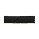 RAM KINGSTON FURY BEAST DDR4 8GB 3600 NEGRO KF436C17BB/8 1AÑO DE GARANTIA