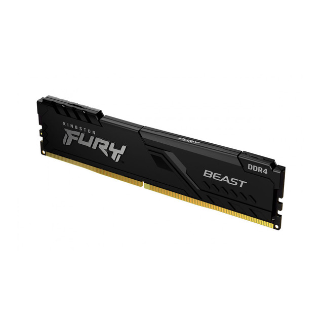 RAM KINGSTON FURY BEAST DDR4 8GB 3600 NEGRO KF436C17BB/8 1AÑO DE GARANTIA