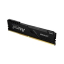 RAM KINGSTON FURY BEAST DDR4 8GB 3600 NEGRO KF436C17BB/8 1AÑO DE GARANTIA