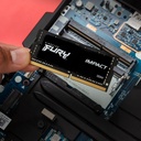 RAM KINGSTON FURY IMPACT SODDR4 LAP 16GB 3200 NEGRO KF432S20IB/16 1AÑO DE GARANTIA