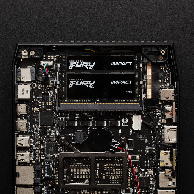 RAM KINGSTON FURY IMPACT SODDR4 LAP 16GB 3200 NEGRO KF432S20IB/16 1AÑO DE GARANTIA