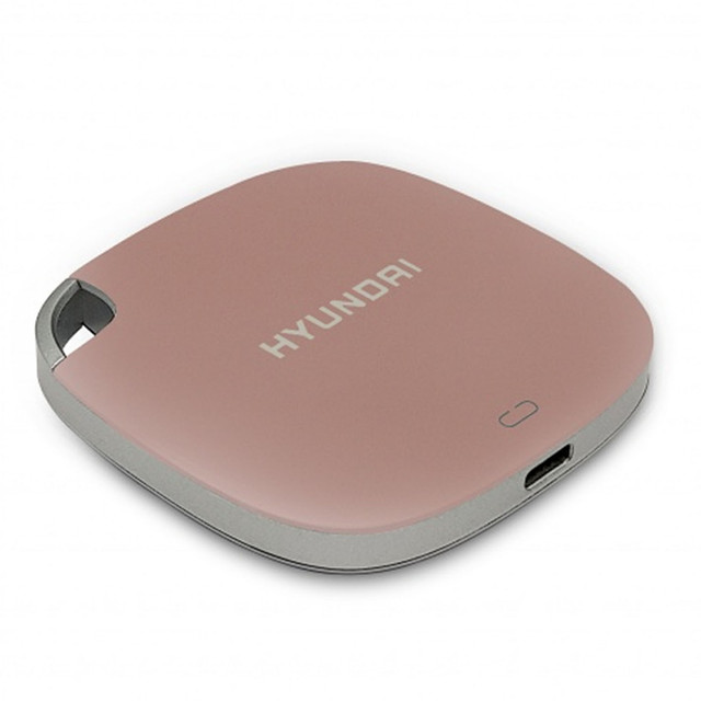 SDD EXTERNO HYUNDAI 512GB 3.1 ROSA HTESD500RG 11M DE GARANTIA