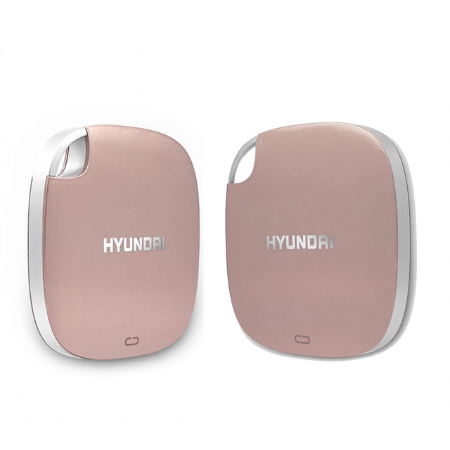 SDD EXTERNO HYUNDAI 512GB 3.1 ROSA HTESD500RG 11M DE GARANTIA