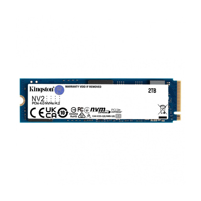 SSD KINGSTON NV2 2TB M.2 2280 NVME SNV2S/2000G 1 AÑO DE GARANTIA