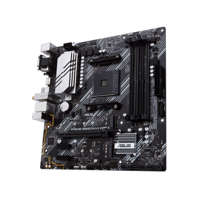 MB ASUS PRIME B550M-A WIFI ll AM4 DDR4 ATX VGA HDMI DVI DP 1 AÑO DE GARANTIA