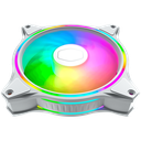 VENTILADOR COOLER MASTER MASTERFAN HALO MF120 120 BLANCO ARGB MFL-B2DW-18NPA-R1 1M DE GARANTIA